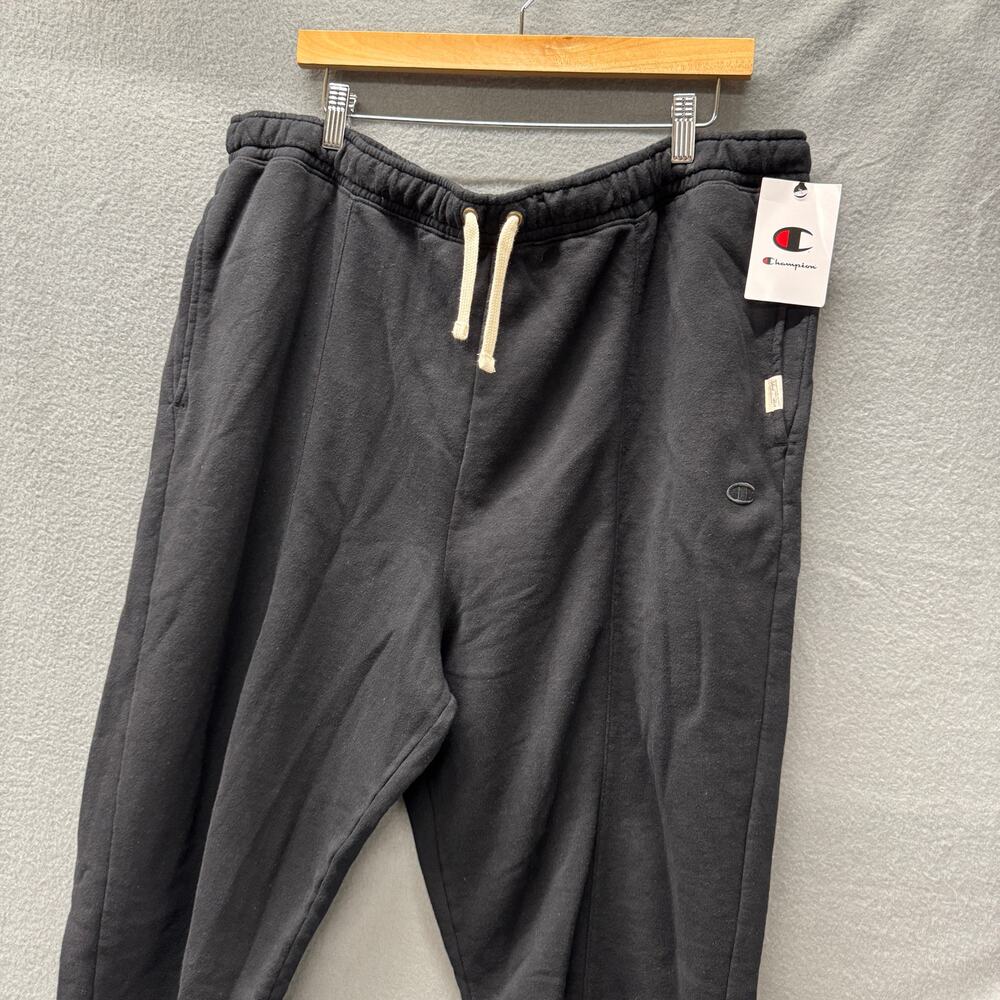 Champion Sweatpants Womens 2XL Black Comfort Wash Straight Leg + Pockets NEW $55 - Picture 9 of 11